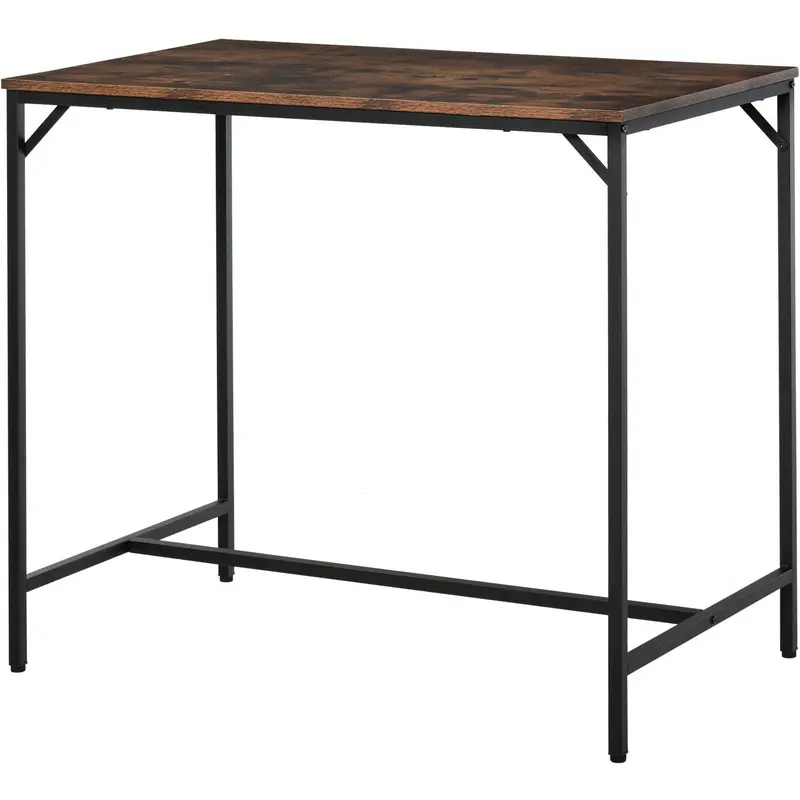 5pc Industrial Bar Table and Stool Set - Perfect for Home and Bar Tables 7