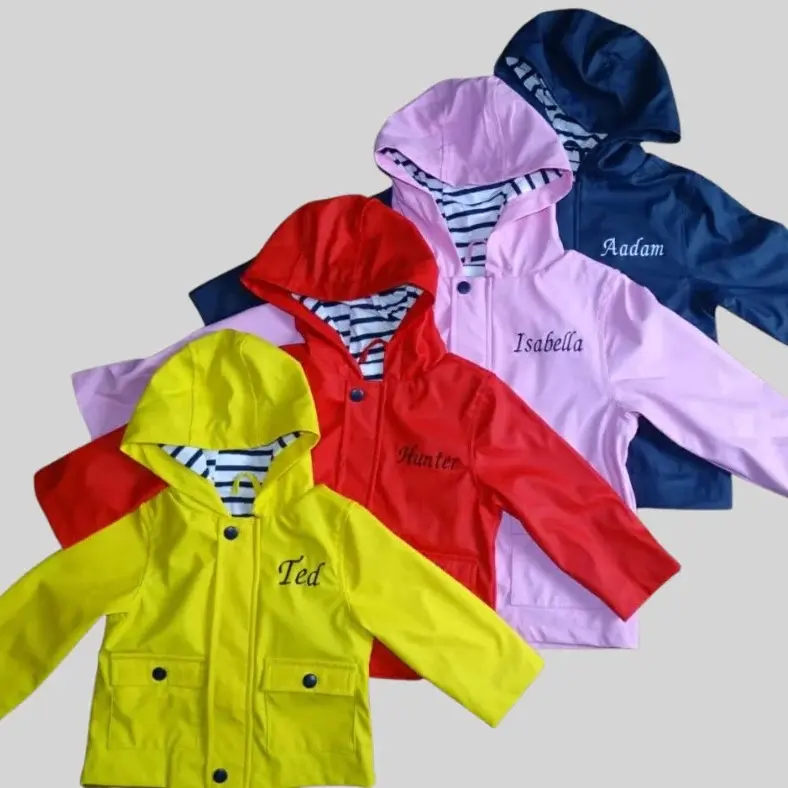 Personalised Embroidered Raincoat