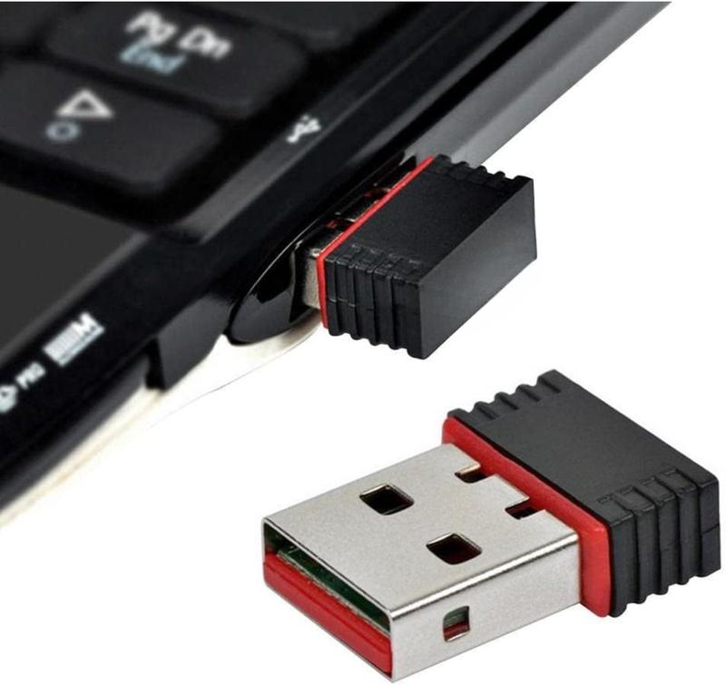 Mini USB WIFI Wireless Adapter, Bluetooth dongle 150mbps Dual Band 2.4G cellular WIFI Adapter, Bluetooth Transmitter, Internet WIFI Dongle Compatible with Desktop PC, Laptop and printer 5
