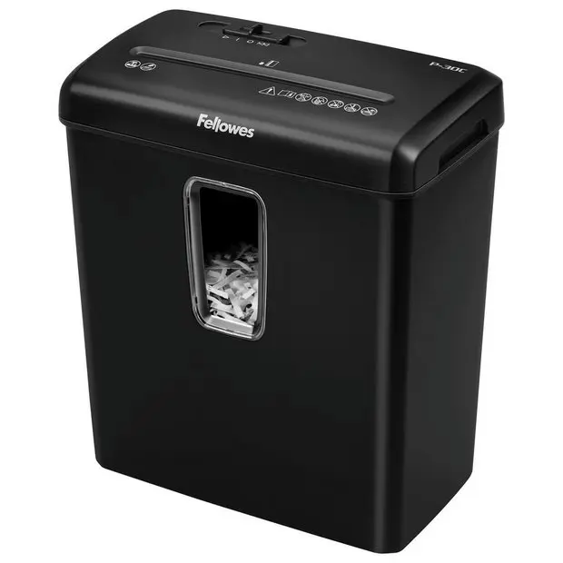 Fellowes P-30C 6 Sheet 15 Litre Cross Cut Shredder 2