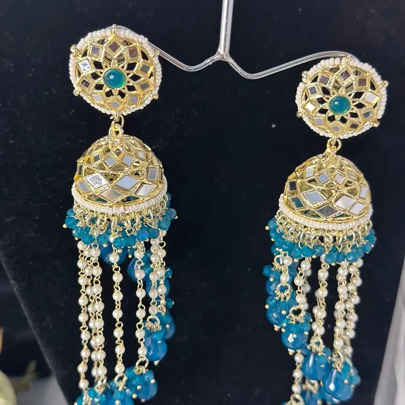 Mirrored Chandelier Earrings 8