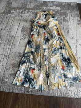 Product Review of Arabic Clothing-Tie Dye Embroidery Appliques Split Arabian Dress, Modest Asian Suits Eid, Moroccan Thobes, Abaya for Women, Festival Outfits, Women's Spring Muslim Clothes from ℳ**ℬ 0