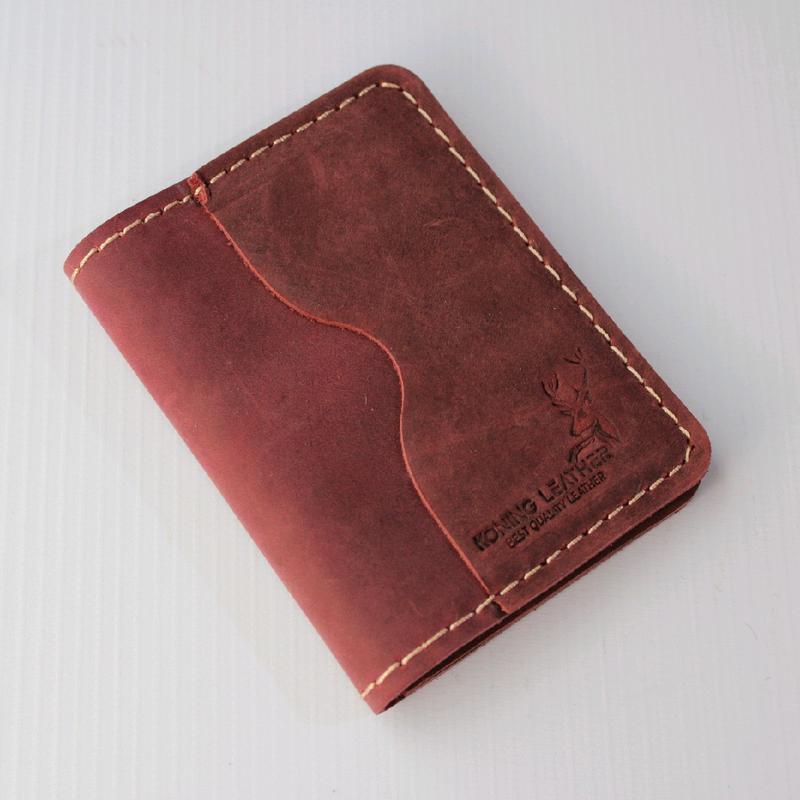 Genuine Leather Card Wallet, Multicolor, Koning Leather 1