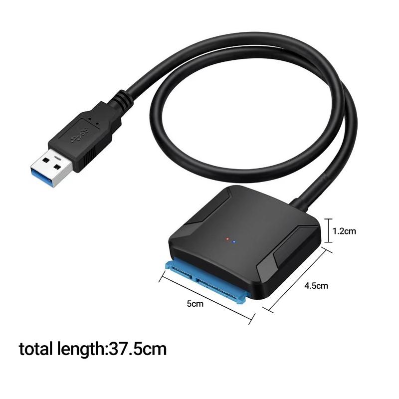 2x SATA to USB 3.0 2.5/3.5 inch HDD SSD Hard Drive Disk Converter Cable Adapter UK 3