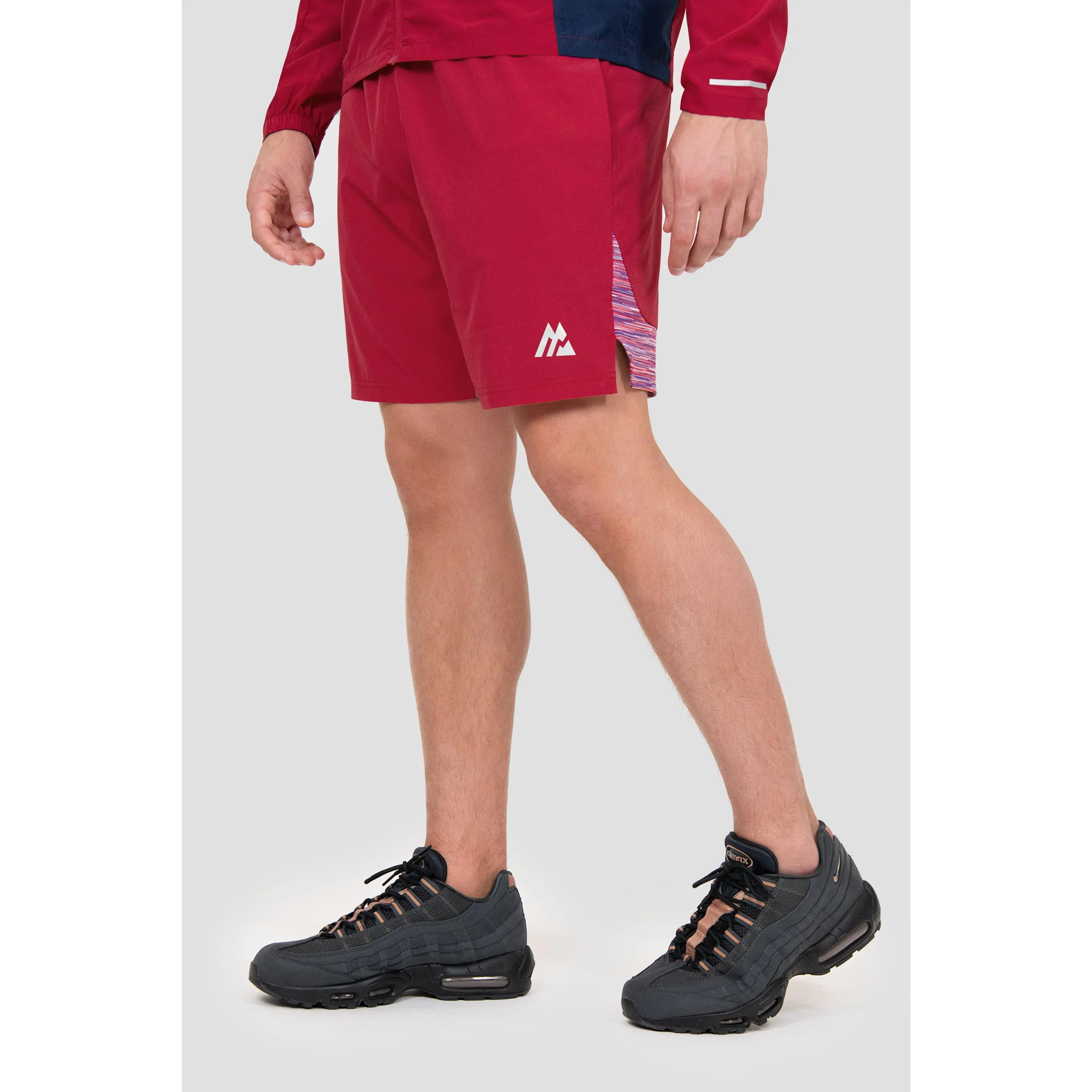 Montirex Trail Panel Short - Red/Coral/White