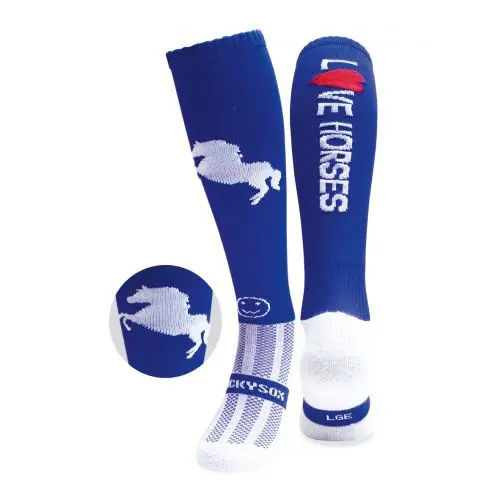 WackySox 4 Pairs for 3 Pairs Saver Pack Best Mucker Outer Equestrian Socks Horse Riding Socks 2