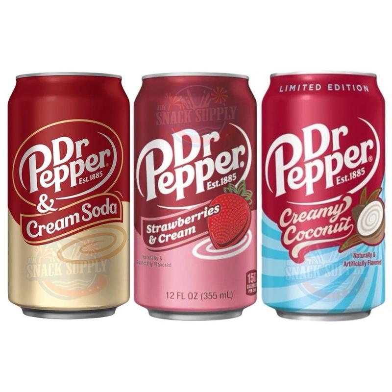 American Soda/EU Soda/Fizzy Drinks Range (Fanta/Coca Cola/Barq/Sunkist/7up/ Sprite/Dr Pepper) Taffy Beverage 3
