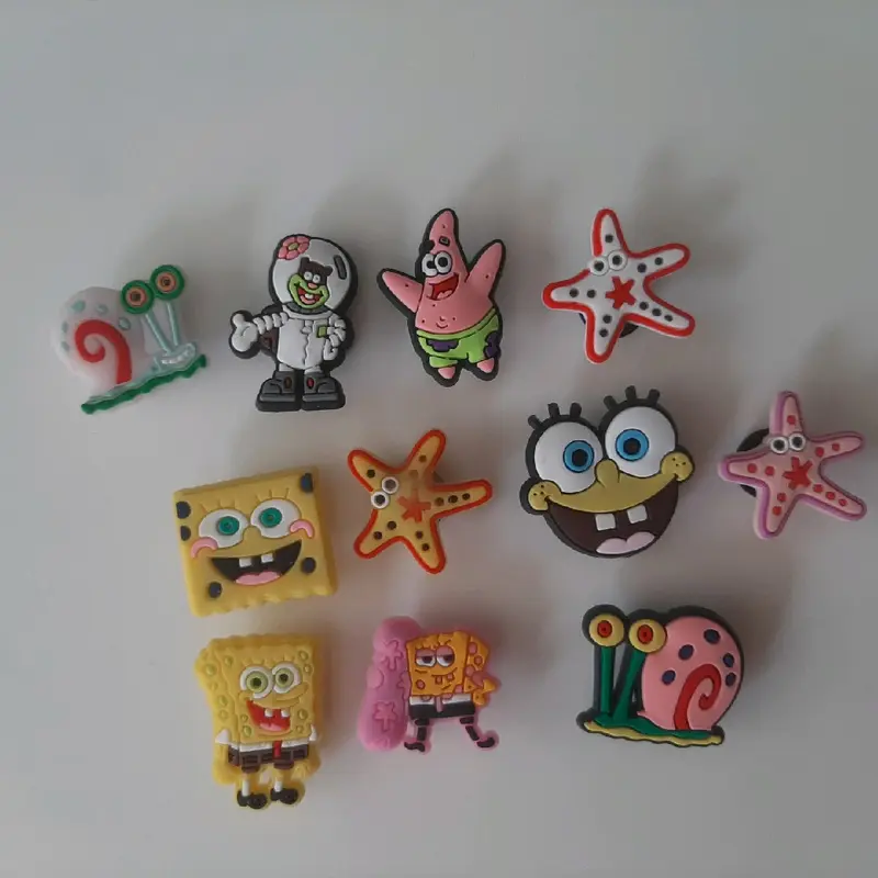 Sponge B Croc Charm Character Set Jibbitz Shoe Charm for Shoe Decoration - Footwear, Comfort.  Brand new 1