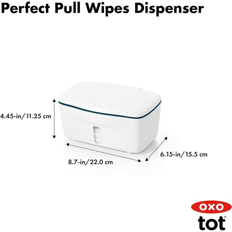 Tot Perfect Pull Wipes Dispenser, Navy, 1 Count (Pack of 1) 6