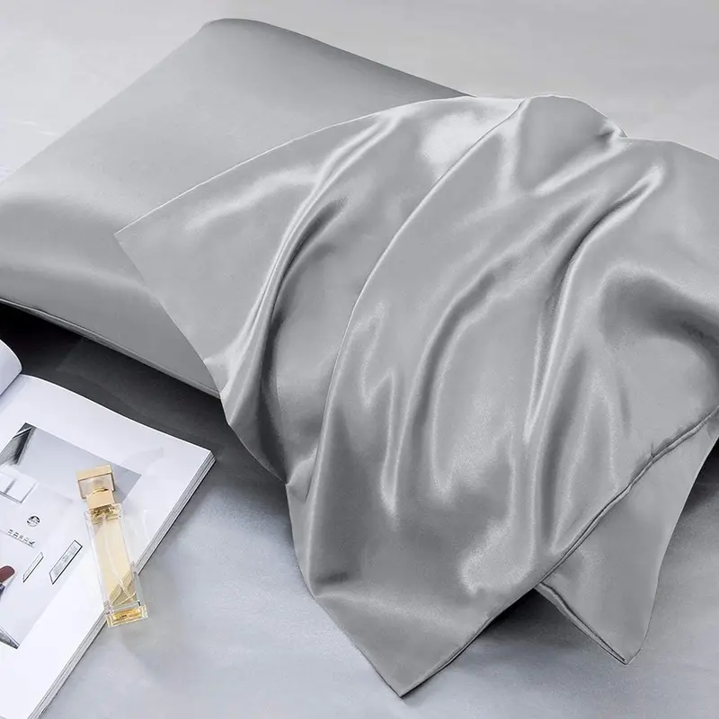 Luxury Satin Pillowcases 19x29 Inches – Soft, Silky, Anti-Frizz, Skin & Hair Friendly – Elegant Bedroom Decor – Wrinkle-Resistant & Durable Pair 6
