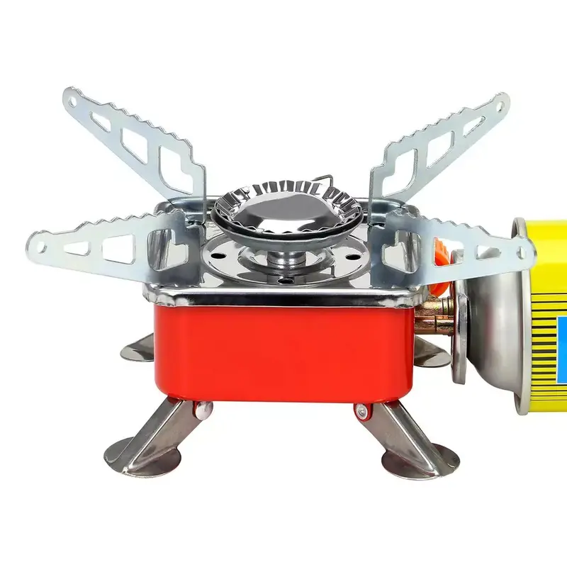 Outdoor Picnic Gas Burner Camping Hiking Fishing Mini Butane Stove Cooker 1