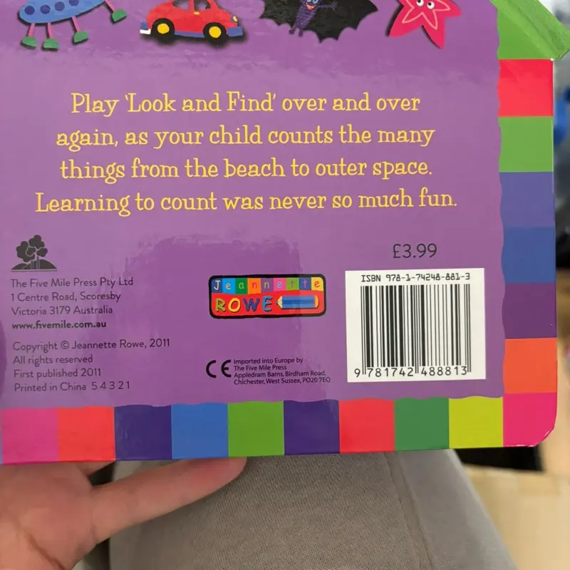 Look and Find Baby Book - Educational Toy for Babies 1