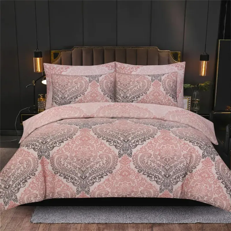 100% Rich Cotton Duvet Quilt Cover Bedding Set Double King & Super King Size 4