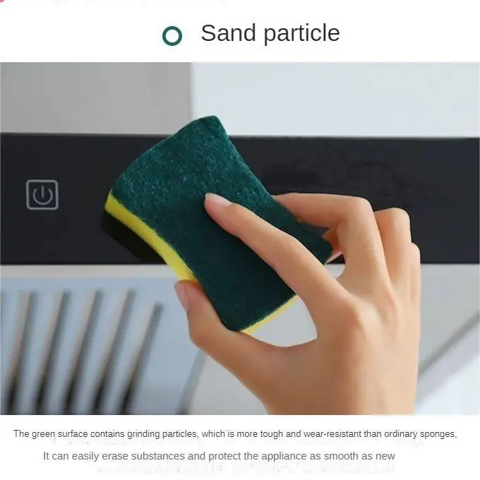 Double-sided Dishes Scrub Sponge, 30pcs Kitchen Accessories Water Absorbent Dishes Sponge, Home Items Kitchen Sponges for Washing Dishes, Household Bundle Cleaning Tool for Pan & Pot, Dishwashing Sponges,Cleaning Supplies 2