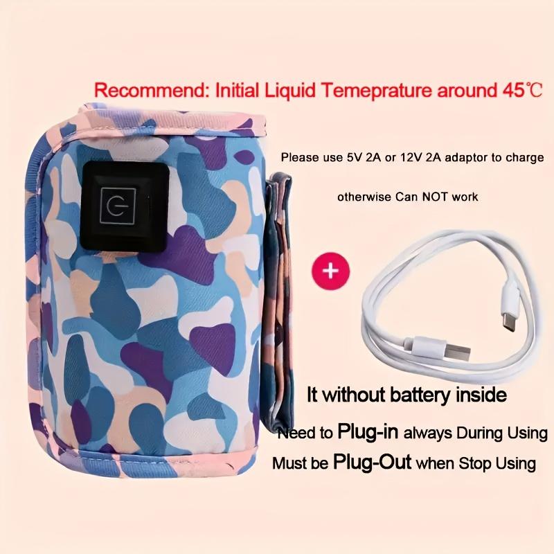 Product Introduction of HOTMIR USB Charger Milk Bottle Warmer, Portable Insulated Bag for Travel & Camping, Electric Formula Feeding Heater for Newborns, No Battery Required, ≤36V Operating Voltage 6