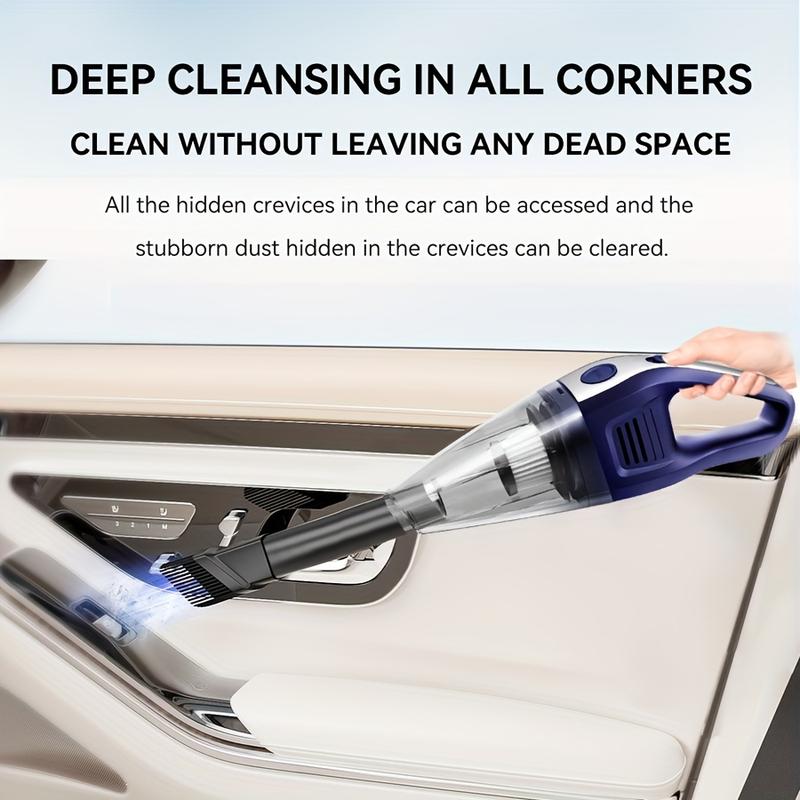 Product Introduction of Powerful Portable Wireless Handheld Vacuum Cleaner for Car, Home, Office with USB Charging and Variety of Accessories 2
