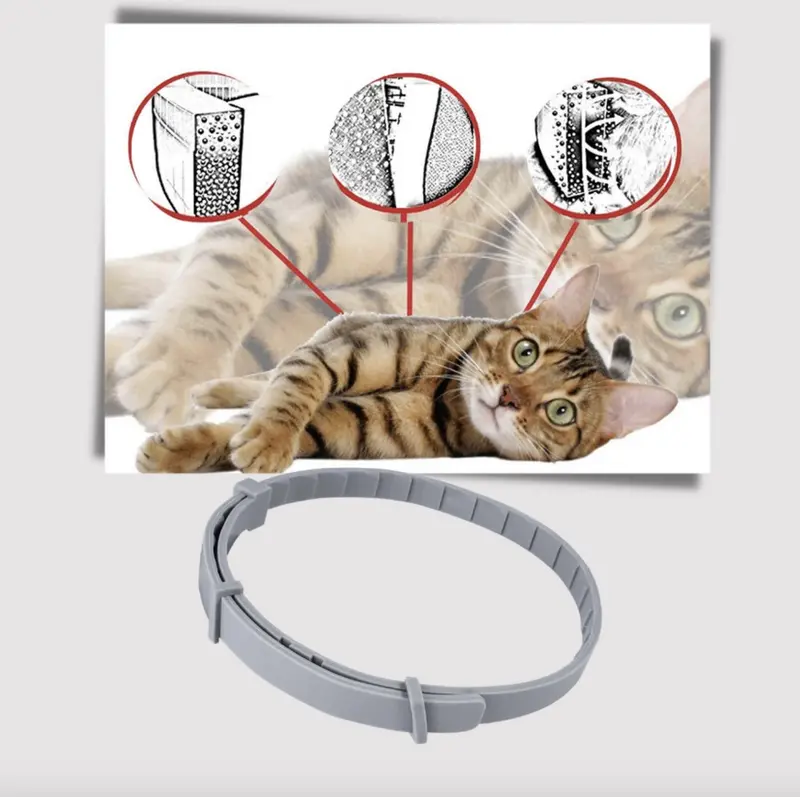 Anti-Flea Collar for Pets，Effective and Convenient for Puppy Love, Portal and Cost-effective 3