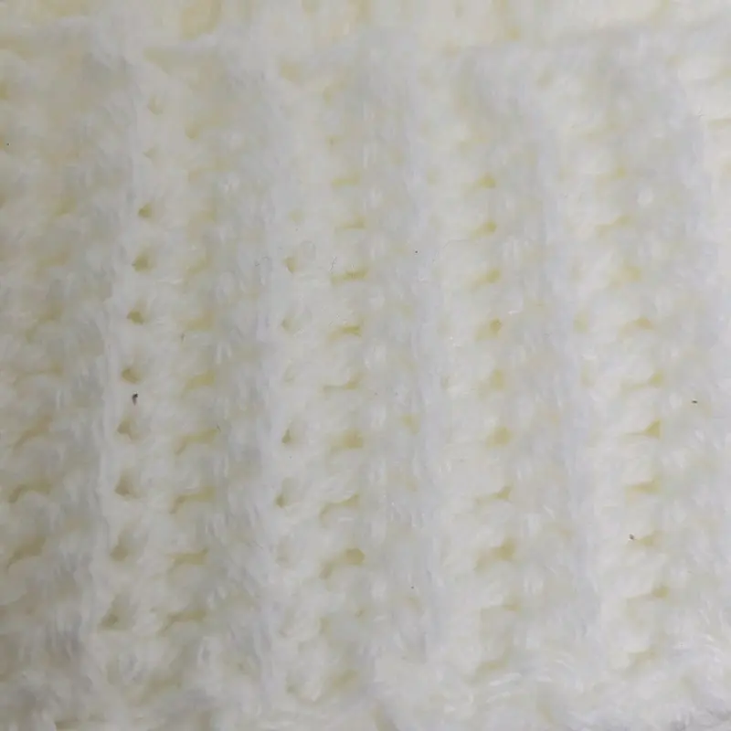 Handmade Crochet Hat with Detachable Faux Fur Pom Pom, Chunky Acrylic Yarn for Adults 6