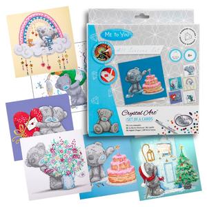 Me To You All Seasons Crystal Art Cards - Set of 6