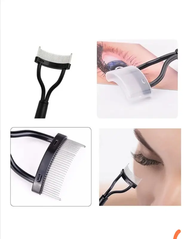 1pc Single-ended Ultra-fine Eyelash & Eyebrow Comb 2