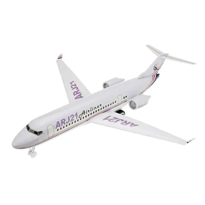 UMKYTOYS Friction Powered Passenger Airplane Toy for Kids with Light and Sound Aircraft Model Machine Play Vehicle Collection Gift for Kids Boys Girls 0