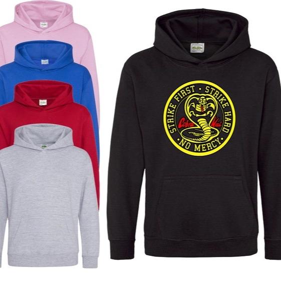 New Cobra Kai Hoodie Kids Unisex Karate Dojo Christmas Gift 0