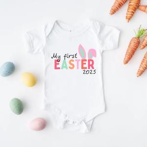 My First Easter 2025 White Baby Vest
