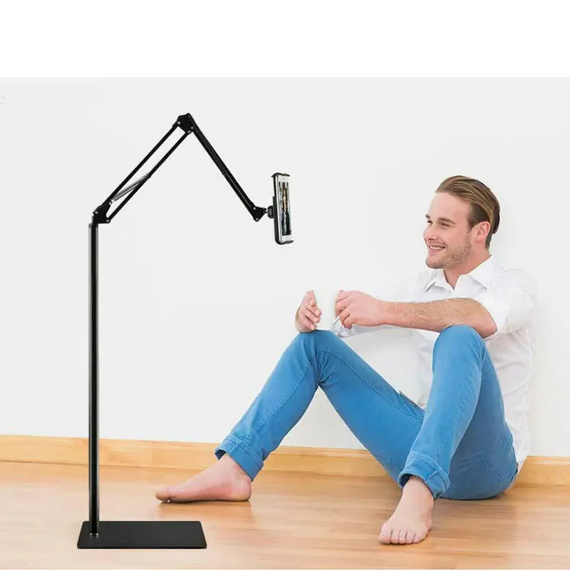 Universal 360° Adjustable Floor Stand Holder for Tablet/iPad/Phone 3.5-11in 2