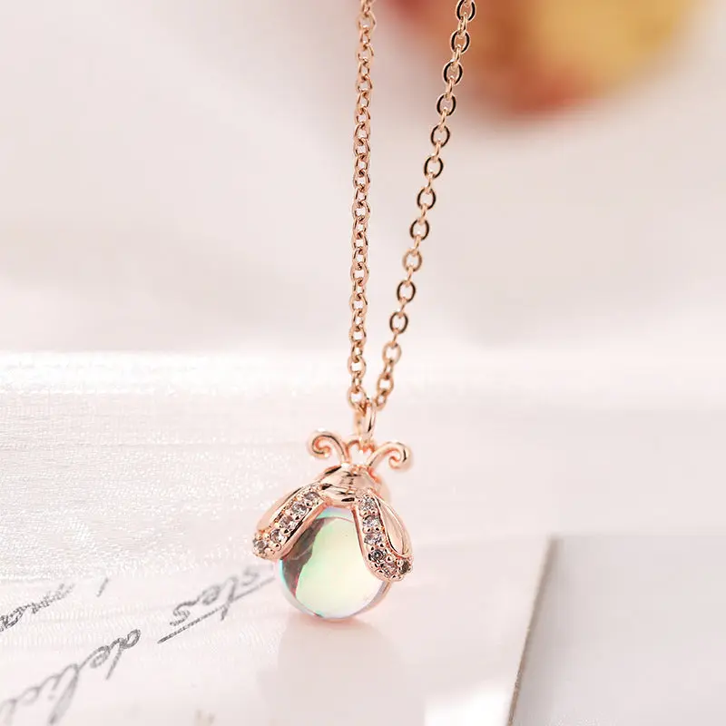 Bridal Jewelry Set Simple Alloy Zircon Seven Star Ladybug 4