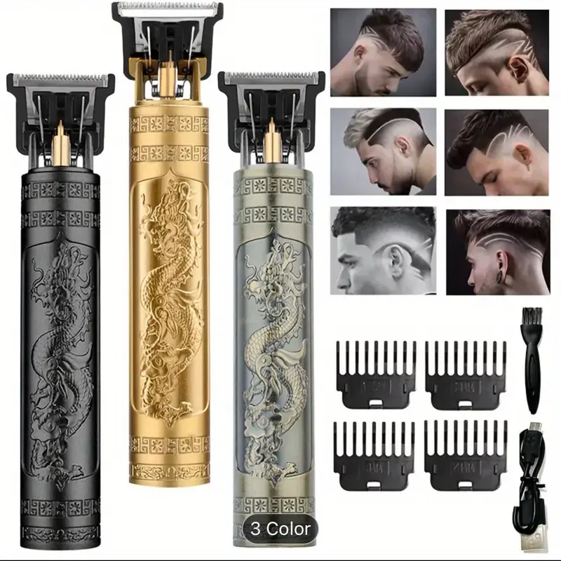 Professional Vintage T9 Trimmers Machine Men's Hair Clippers Shaver Cordless Beard Electric Great 7