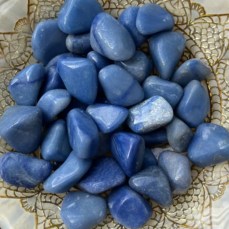Blue Quartz Tumblestones - Harmony & Communication 0