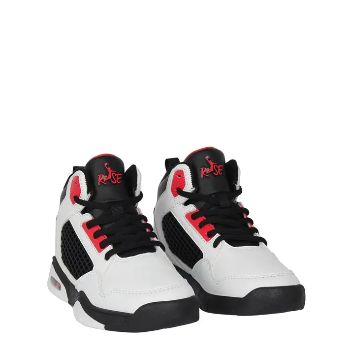 Rise Kids Reverse Basketball Trainers Sneakers Sports Shoes Childrens Lace Up 3