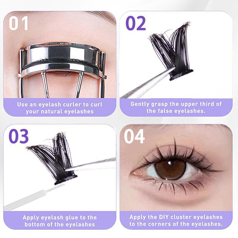 Product Introduction of UK DIY New Lashes products Eyelashes Makeup durable Safe and harmless Eyelash Extension Eyelashes Extensions Cosmetic babe lash 4