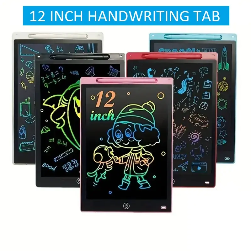 12in LCD Writing Drawing Tablet Unlock Your Creative Potential Educational Birthday Gift, Christmas And Birthday Gift, Stationery