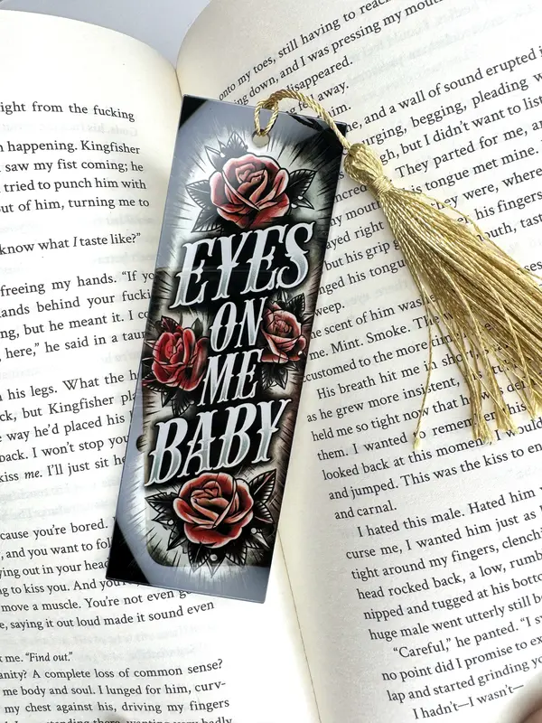 Eyes On Me Baby Bookmark. Acrylic Bookmark 2