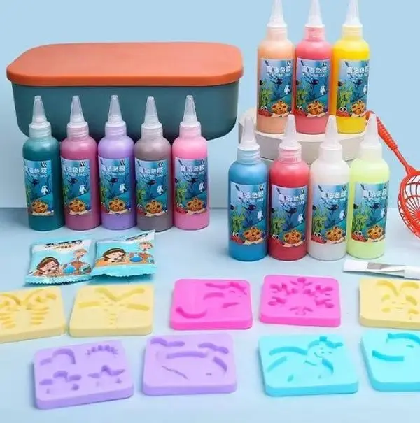12 Color Magic Water ELF Water Animal Beads KitCreative 3D Magic Gels Water Aqua Gelz MagicSet,DlY Fun Mold Handmade Water Toys,DlYSea Life Creature Toys for Kids ChristmasBirthday Gift (random)