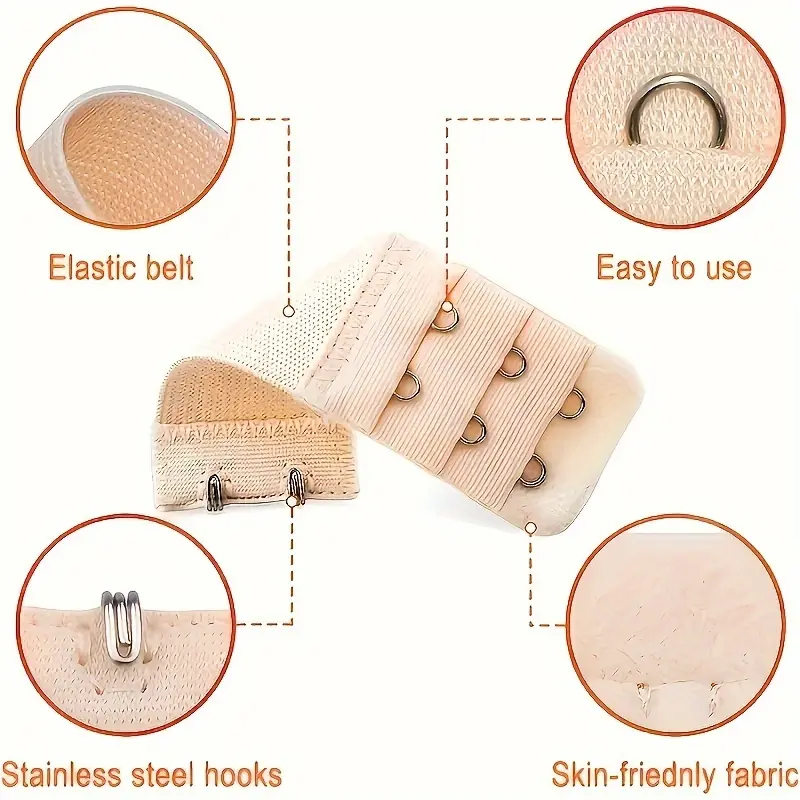 12 elastic bra buckles, underwear extension buckles, 2/ 3/ 4 hook buckles, adjustable back buckles, underwear buckle extension buckles 6