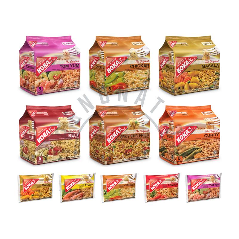 Product Introduction of KOKA Instant Noodles 85g | 1 or 5 Pack | Chicken, Beef, Curry, Masala, Prawn, Stir Fried, Tomato & Tom Yum Flavour | Oriental Food Snack stew type 2