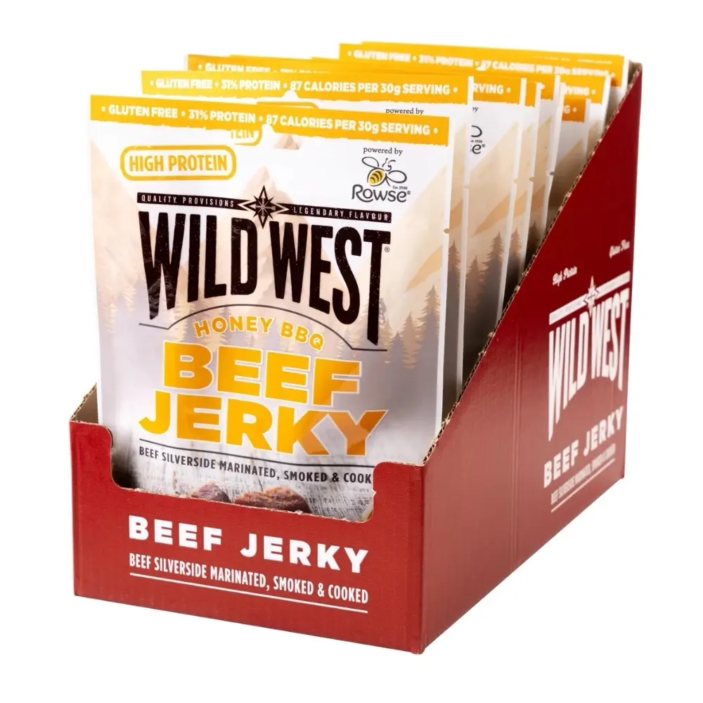 Wild West Honey BBQ Beef Jerky Pack 25g