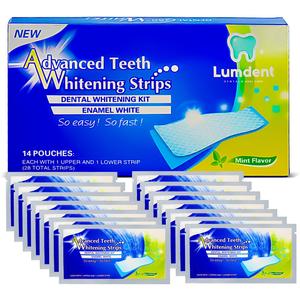 LumDent Teeth Whitening Strips,Sensitivity Free Teeth Whitening,Enamel Safe,28 Strips, 14 Sessions,Teeth Brightening Strips,Teeth Strips,Oral Care Products,Teeth Brightener,Dental Kit,Teeth Stain Cleaner,Teeth Cleaning Kit,Teeth Brightening Booster