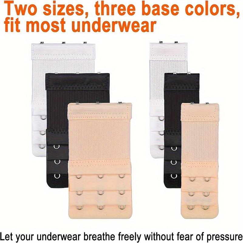 Product Introduction of 6-Pack Women's Bra Extenders, Elastic Adjustable Bra Strap Extension, Soft Undergarment Accessories, Assorted Colors, Comfort Fit 0