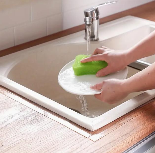 Durable Waterproof & Mould-Proof Sealant Tape: Easy Nano Adhesive for Sinks, Baths - Versatile & Long-Lasting Size 3cm x 5metres 4