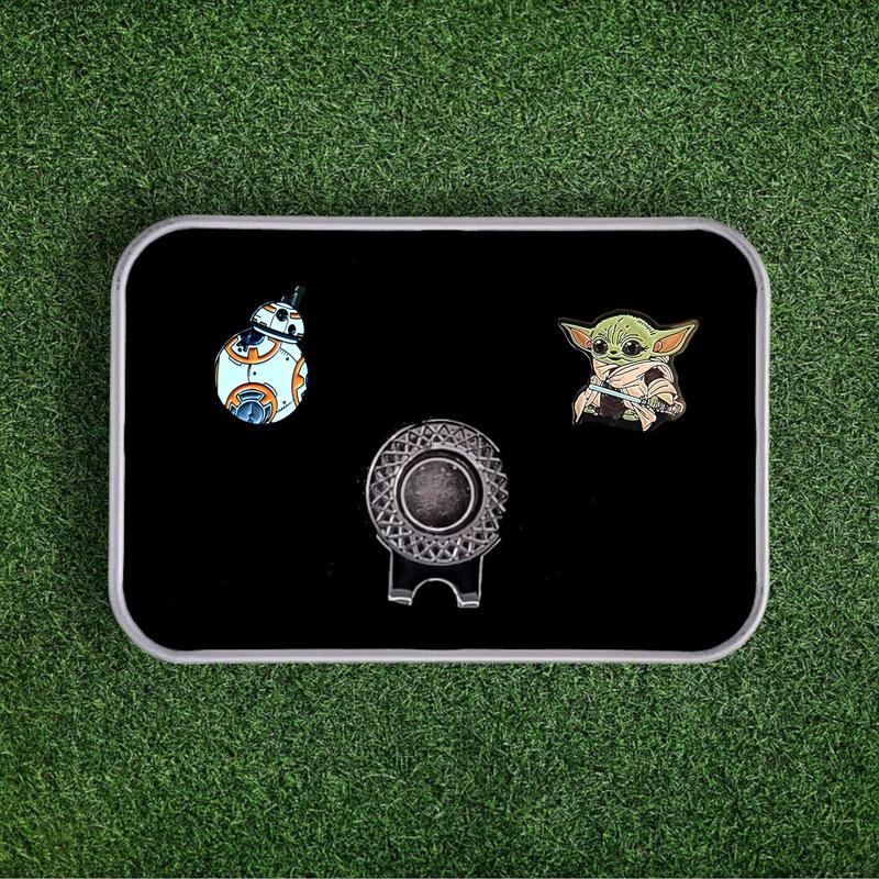 OG Golf Ball Marker & Hat Clip Set - BB-8 & Baby Yoda | In Gift Tin 2