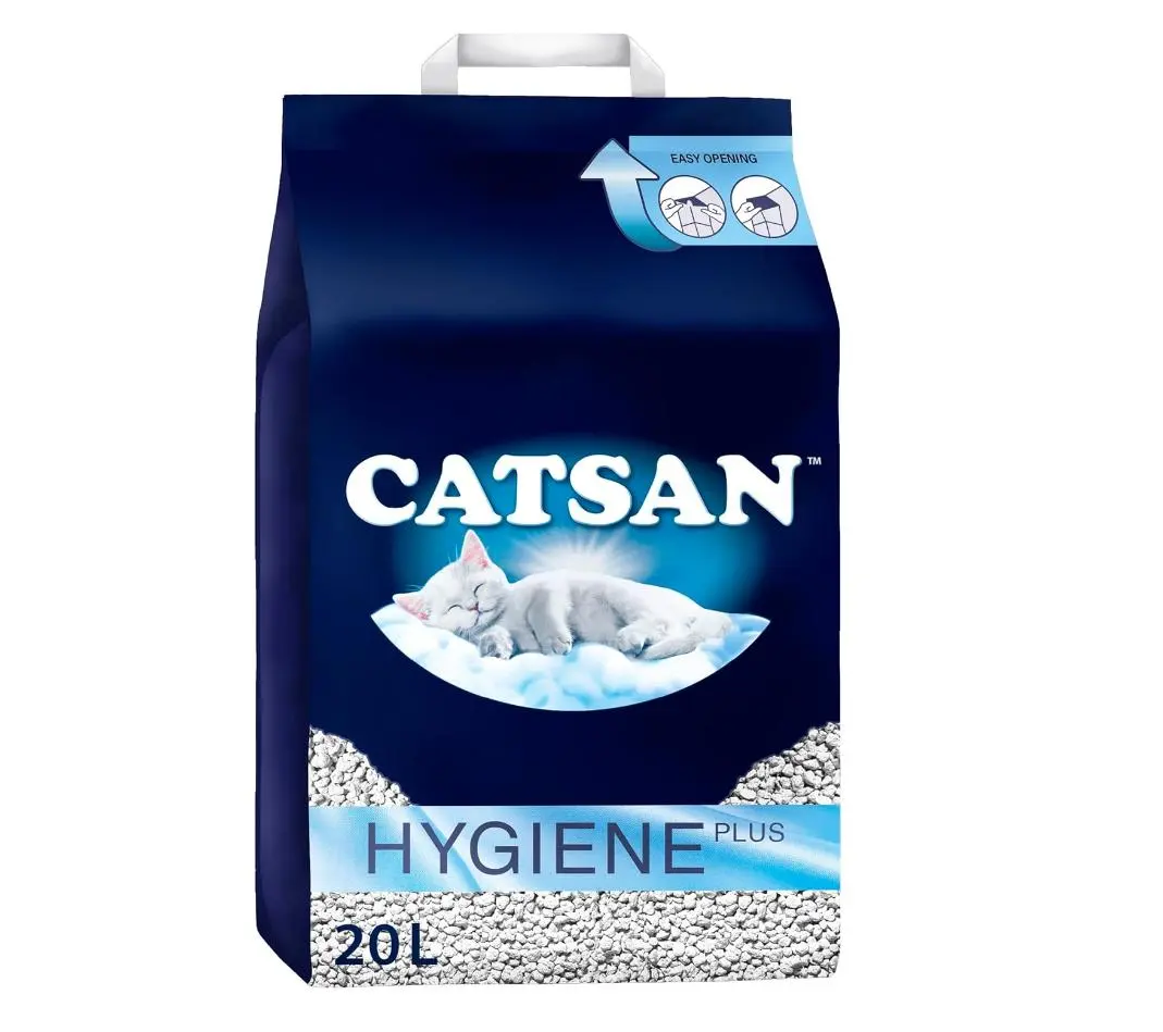Catsan Hygiene Cat Litter 20 Litre - Maximum Absorption and Hygiene for a Cleaner Home