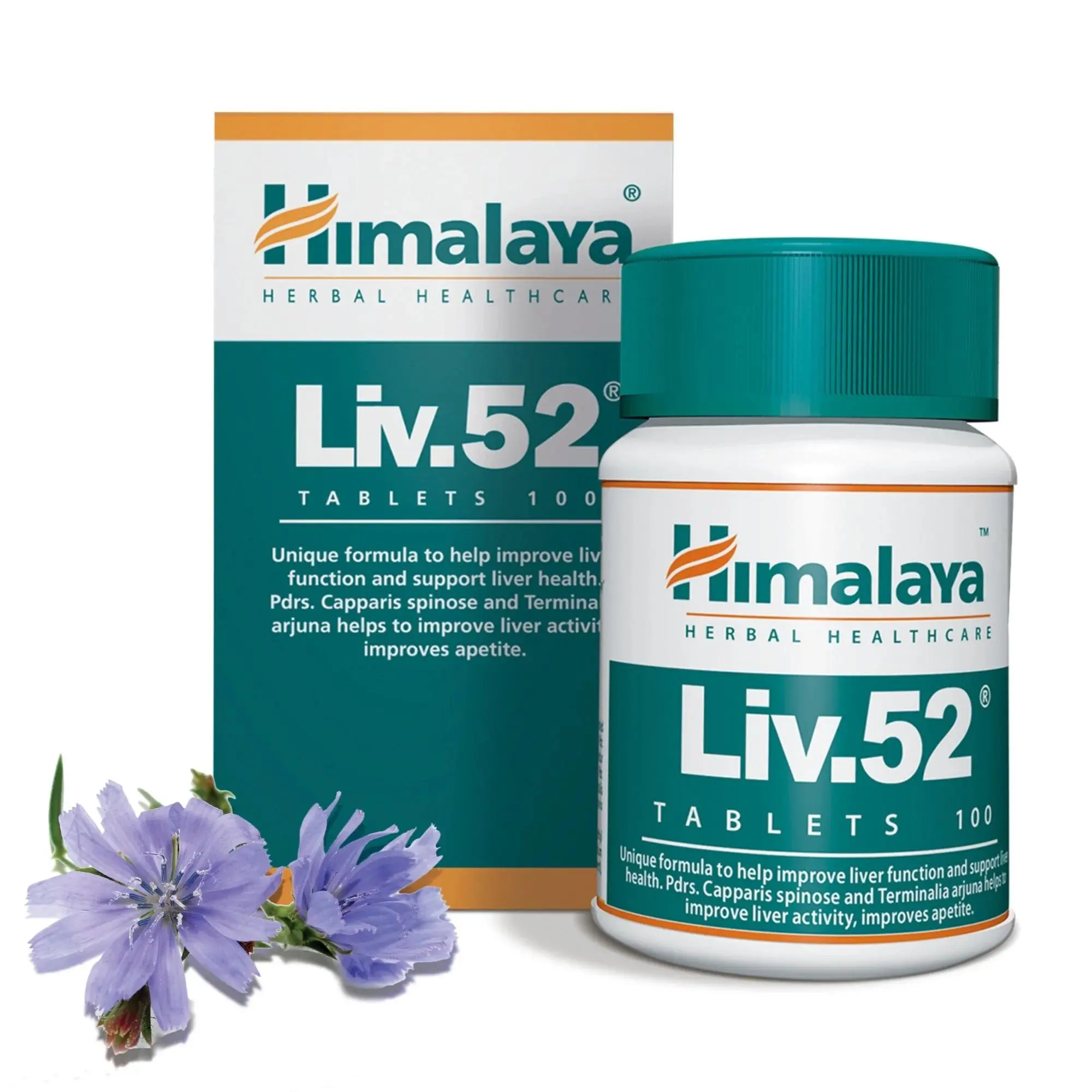 Himalaya Liv.52 Tablets - Natural Liver Support & Detox Supplement (100 Tablets)