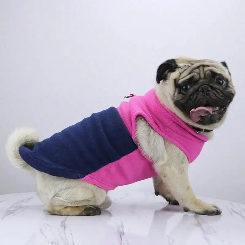 Winter Fleece Pet Dog Clothes Puppy Clothing French Bulldog Coat Pug Costumes Jacket For Small Dogs Chihuahua Vest Yorkie Kitten 3