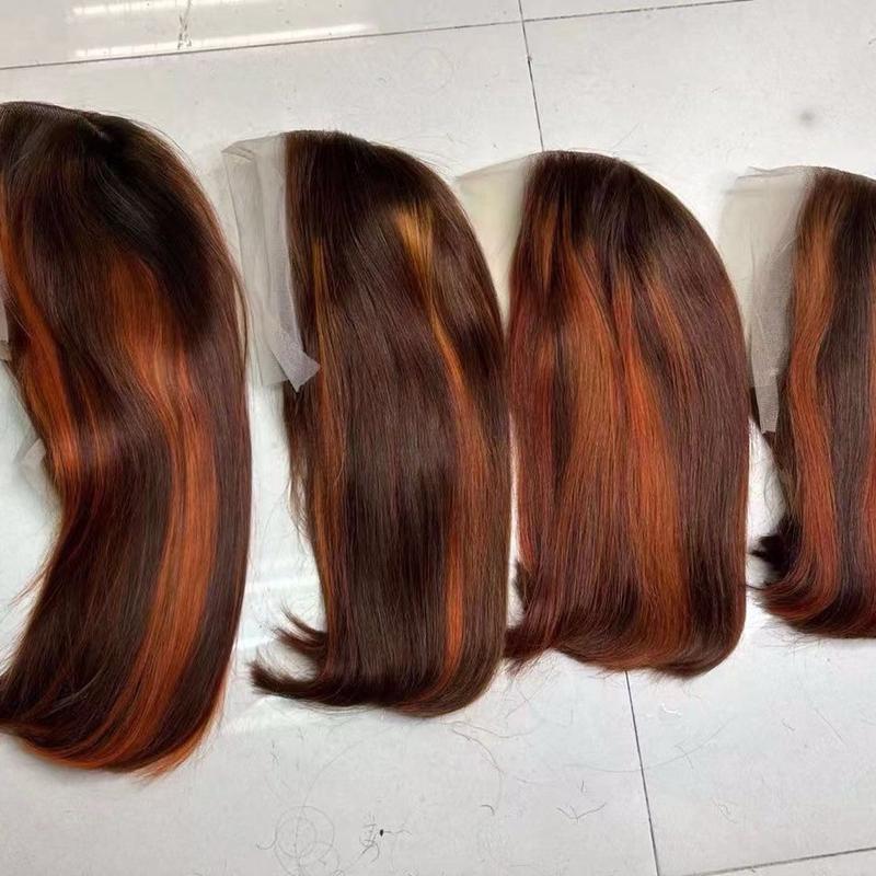 Colorful Bob wig inche 8 5