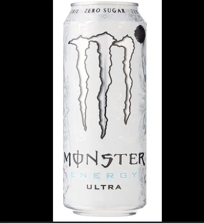Monster Energy Ultra White 24-Pack Sugar-Free Energy Drink, 500ml Cans - Sport, Beverage Flavor 2