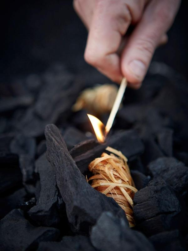 Flamers Natural Firelights Perfect For Kitchen Indoor Outdoor Fireplaces Eco Friendly Long Lasting Utensils Quick Lighting Firestarter For Campsites Bonfires and More Pack 24 6