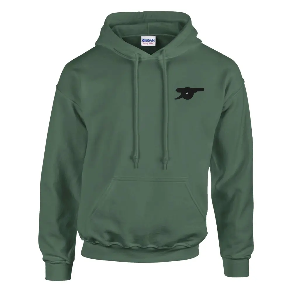 Arsenal Fan - Embroidered Logo - Classic Unisex Pullover Hoodie - Military Green sweatshirt